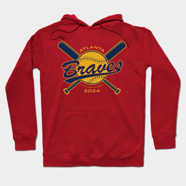 Braves 24 Hoodie by Nagorniak